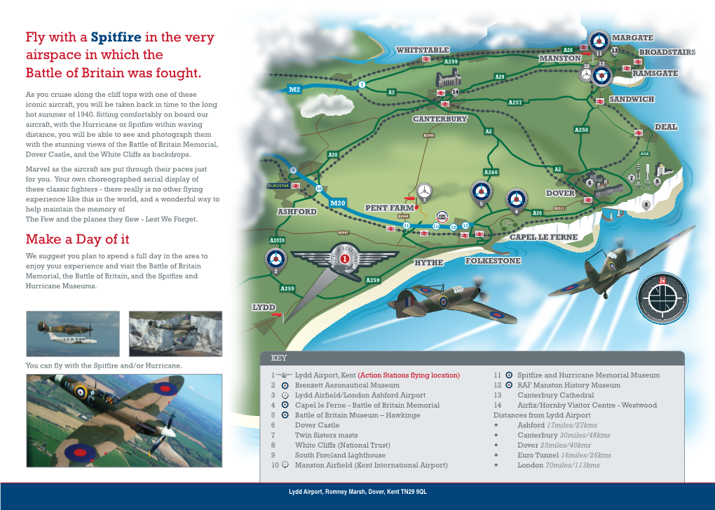 Fly with a Spitfire in the Very Airspace in Which the Battle of Britain Was Fought. Make a Day of It