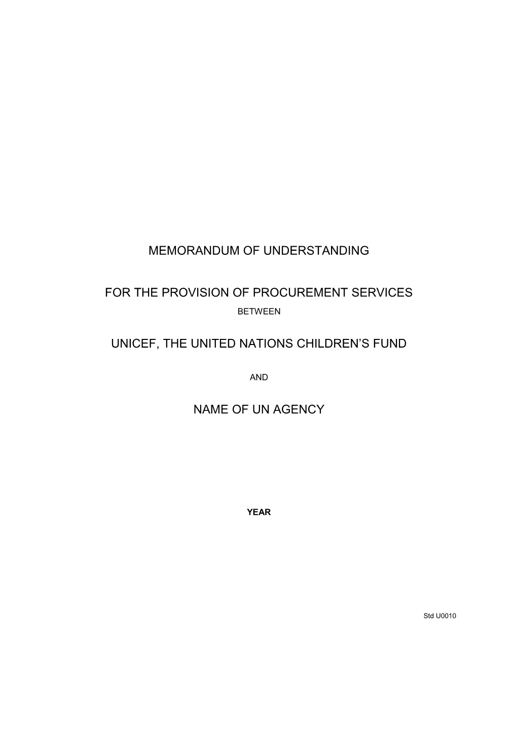 Memorandum of Understanding s23