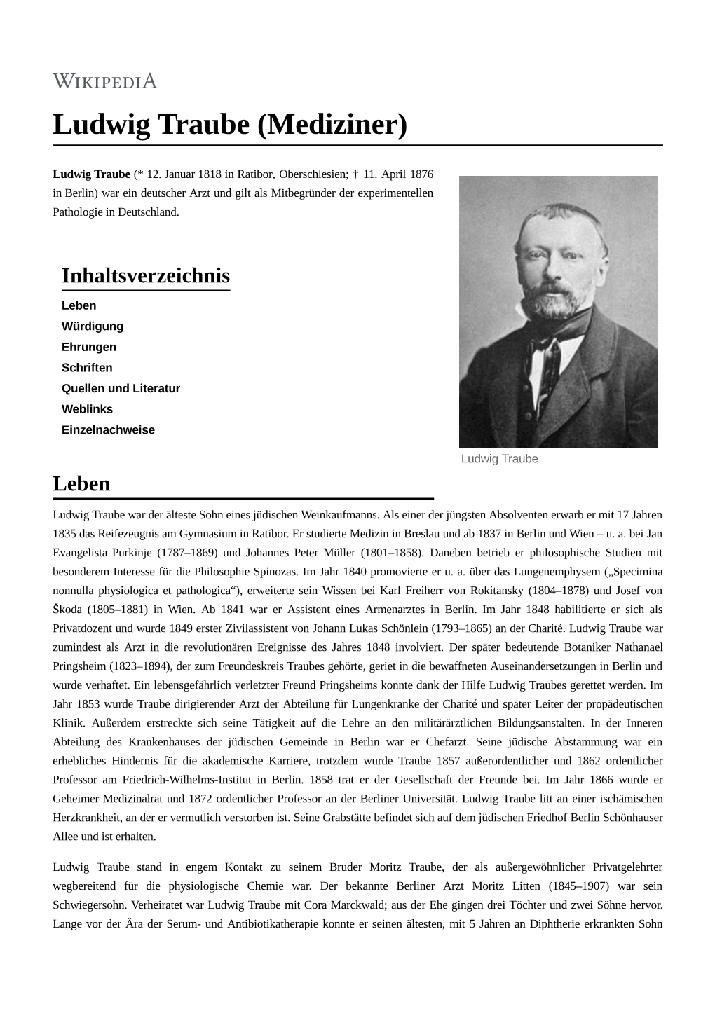 Ludwig Traube (Mediziner)