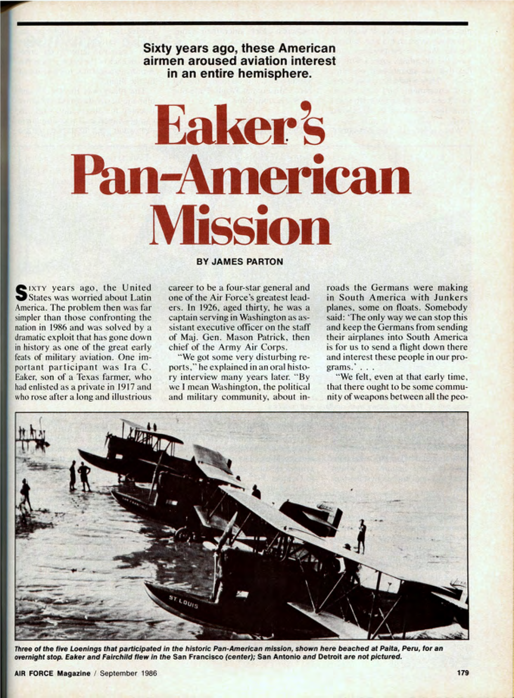 Faker's Pan-American Mission by JAMES PARTON