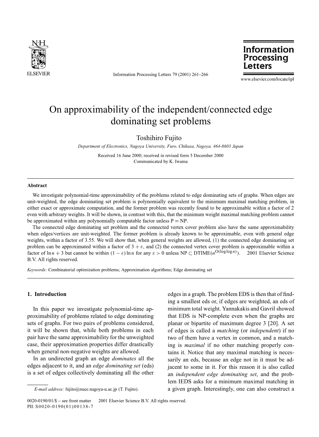 On Approximability of the Independent/Connected Edge Dominating Set Problems