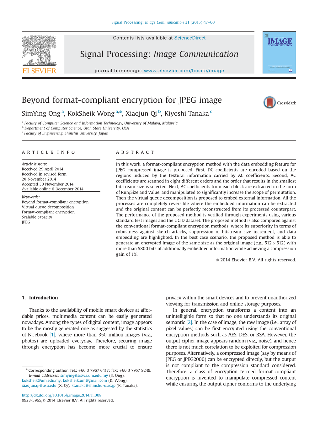 Beyond Format-Compliant Encryption for JPEG Image