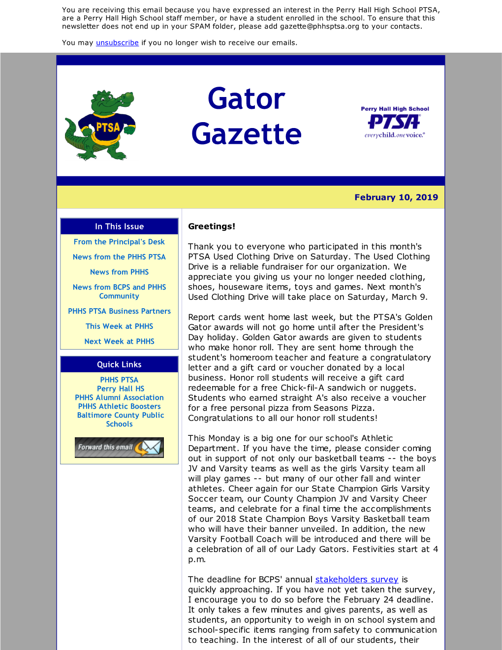 Gator Gazette