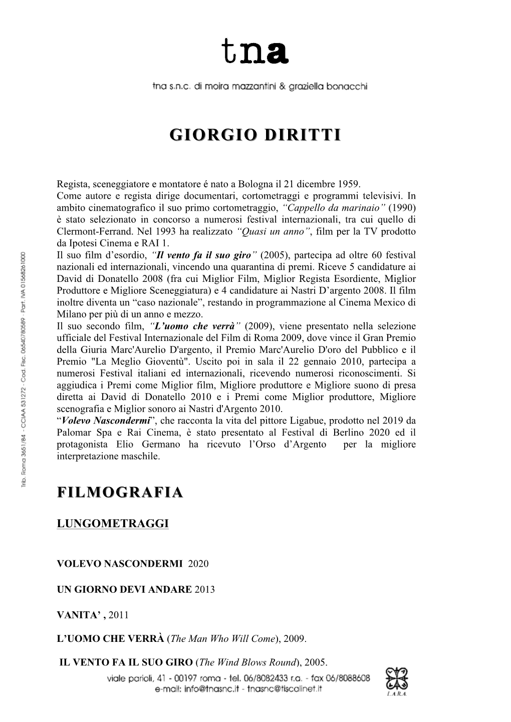 Giorgio Diritti Giorgio Diritti