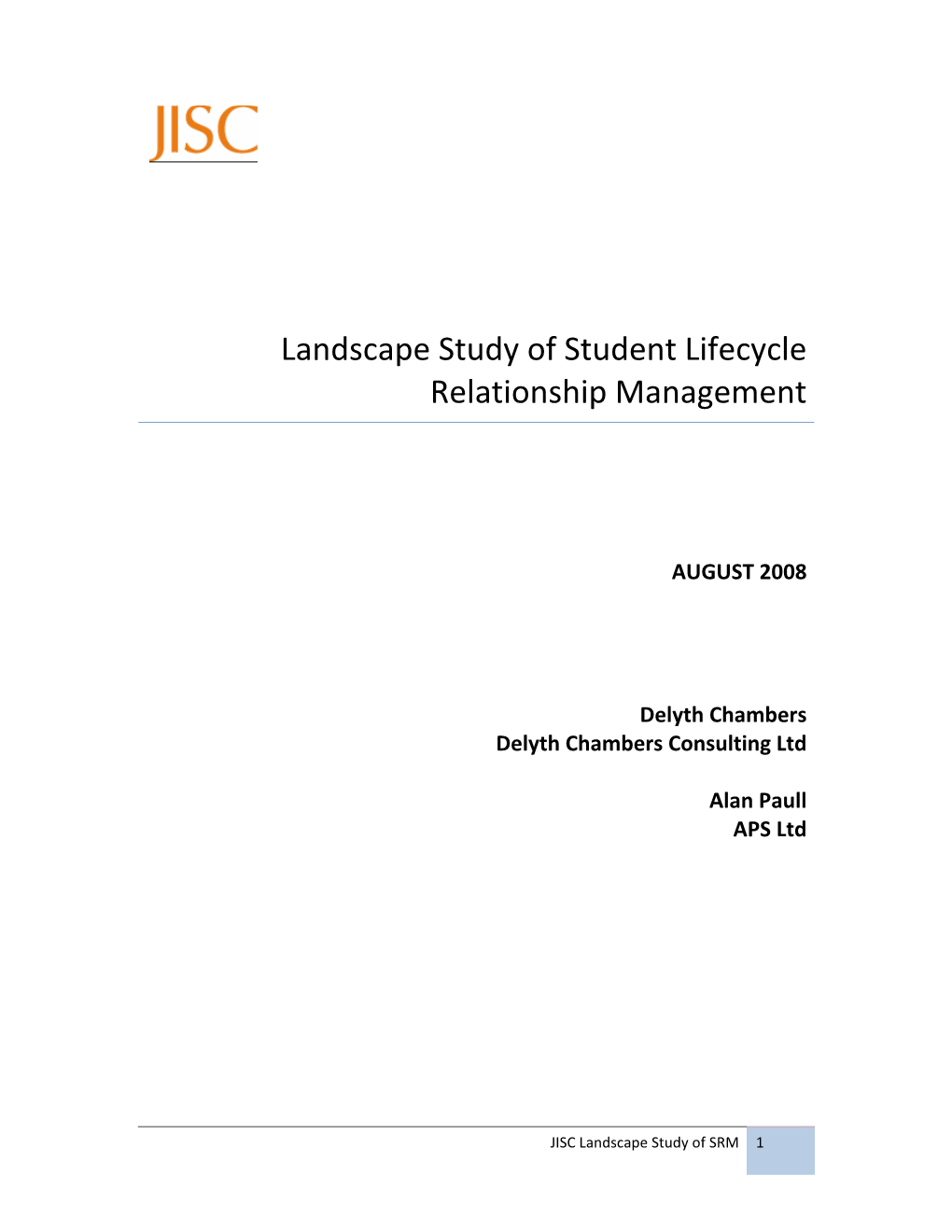 Student Lifecycle Report