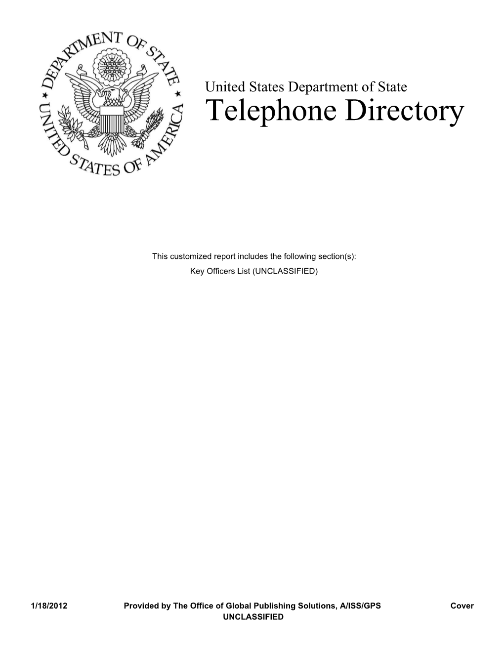 Telephone Directory