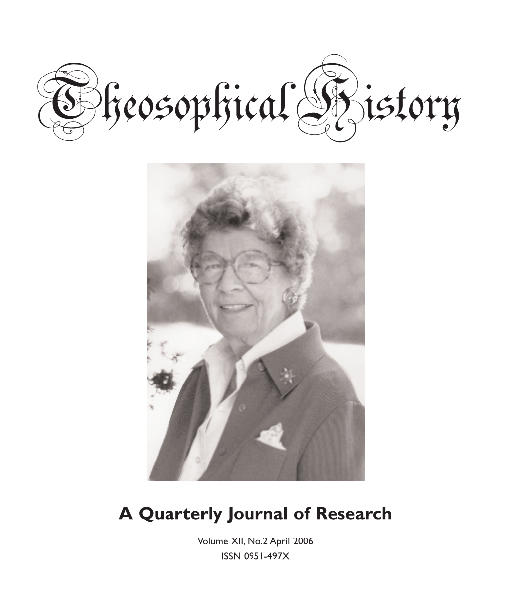 A Quarterly Journal of Research