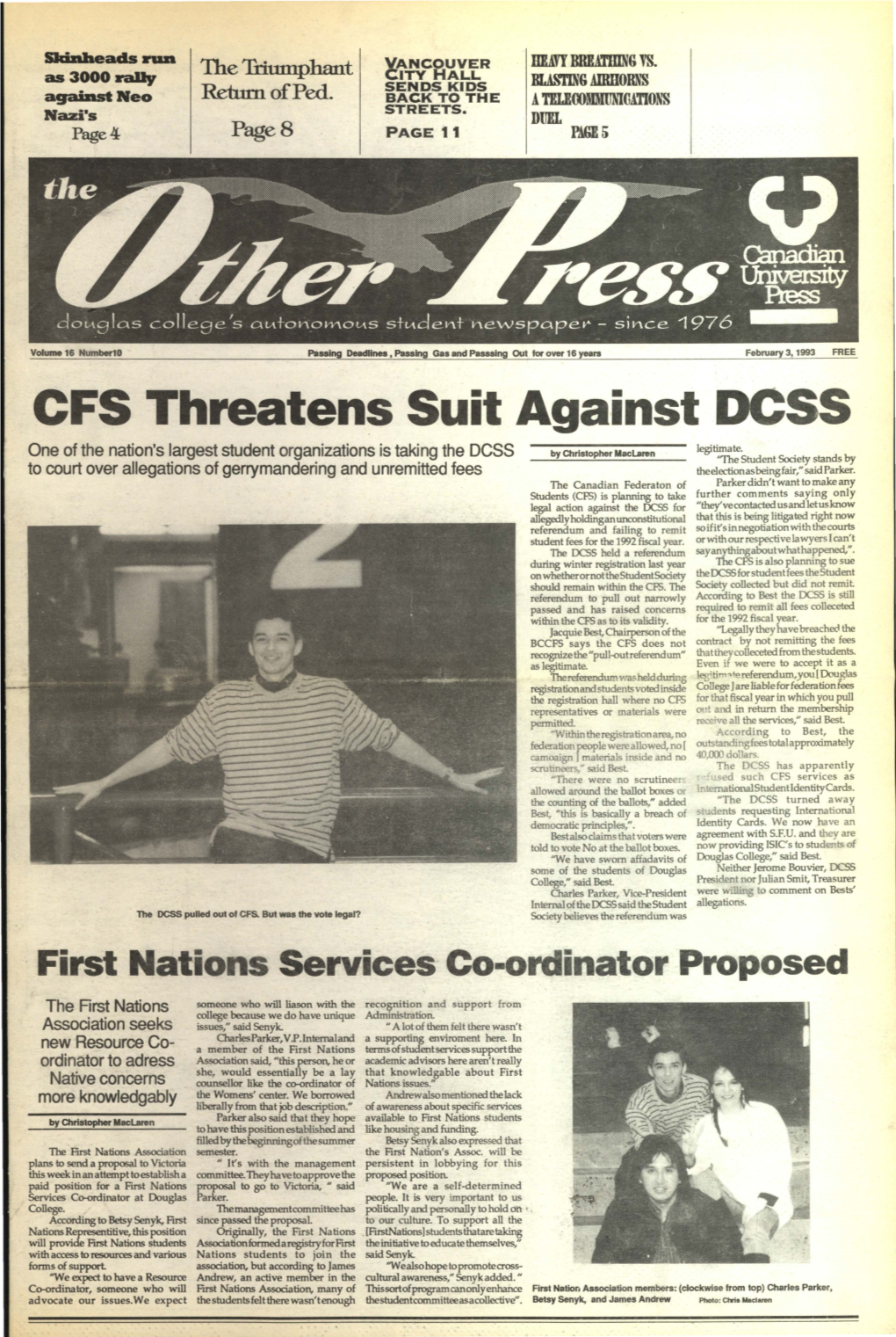 CFS Threatens Suit Against DCSS
