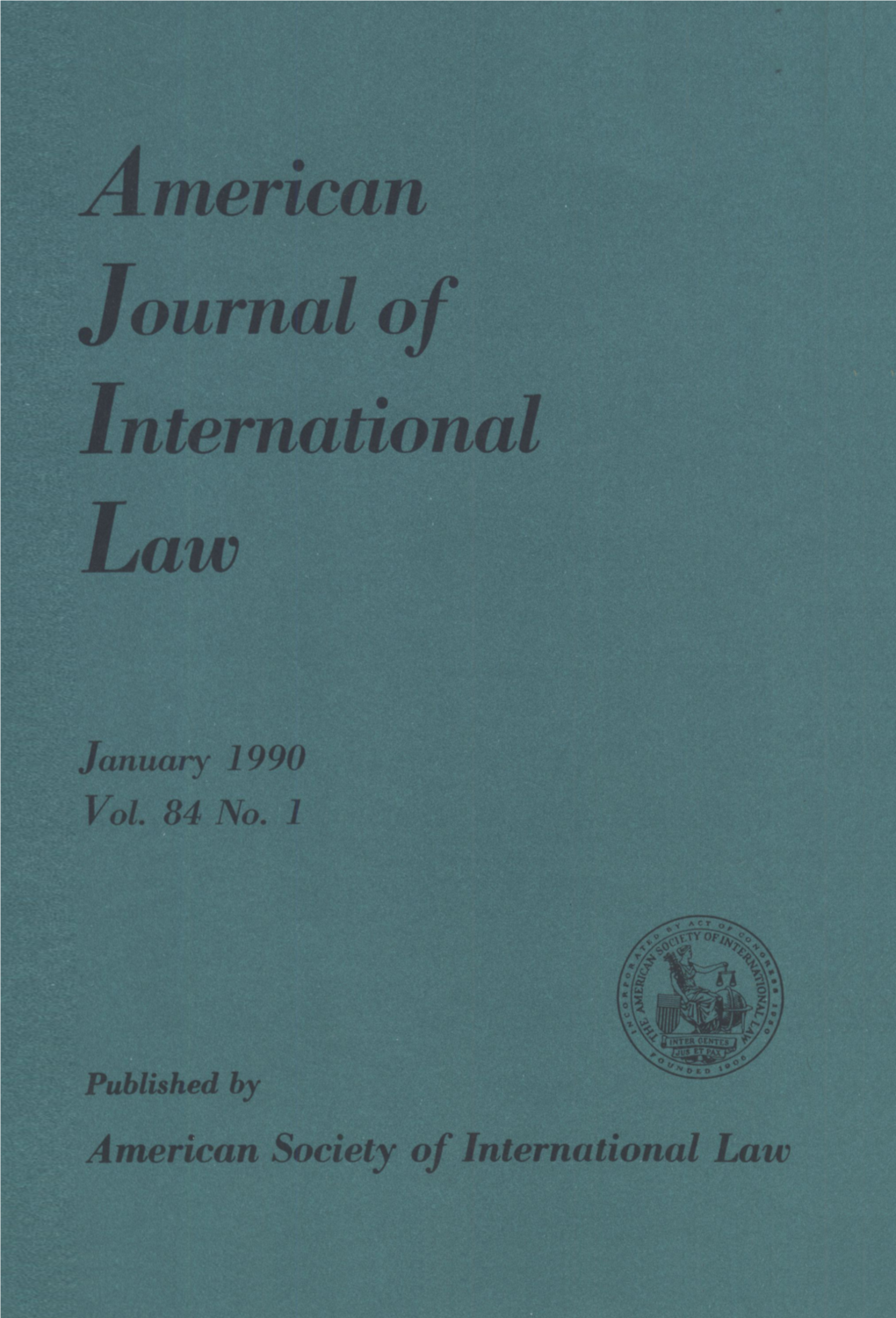 American Journal of International Law