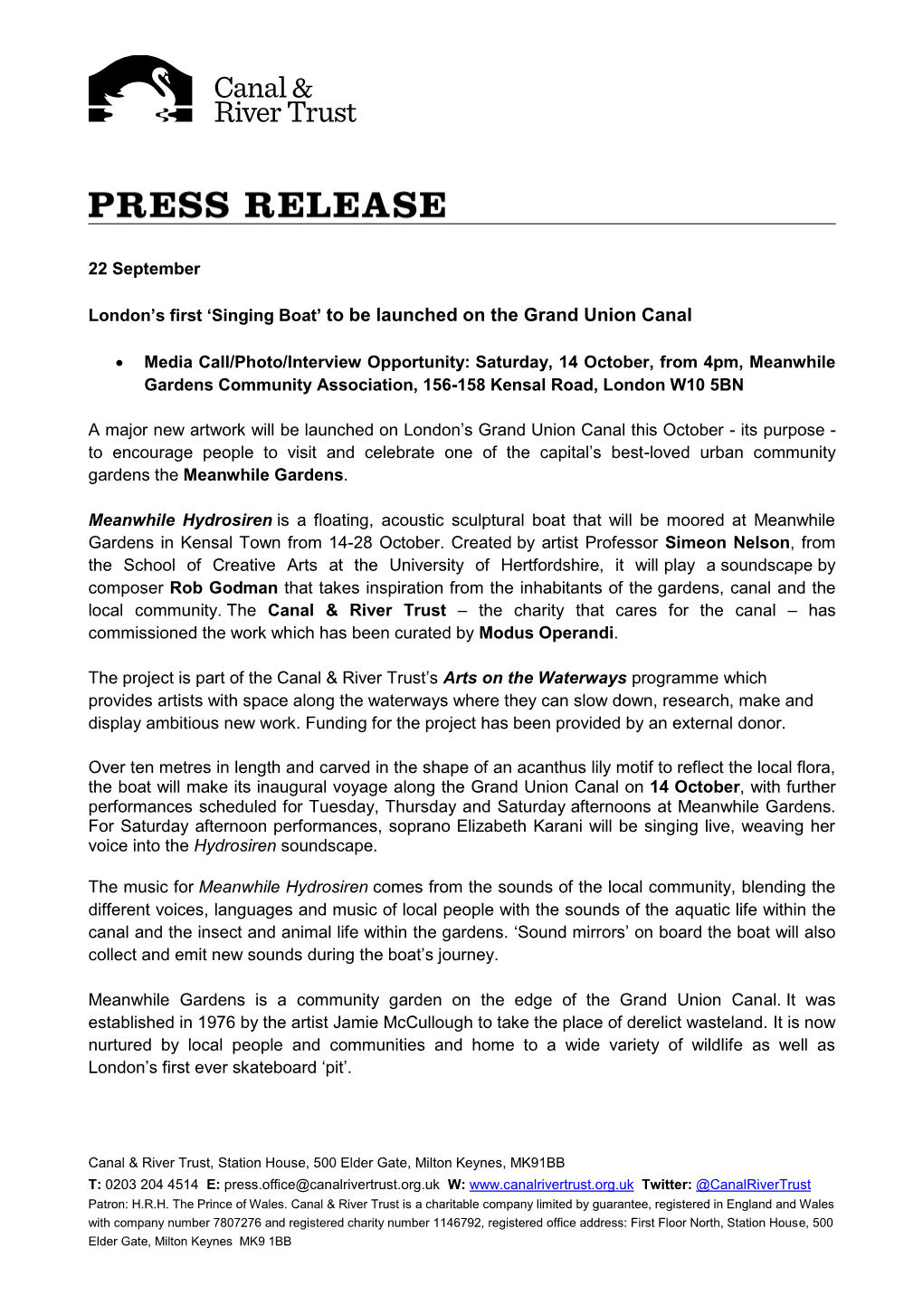 Press Release