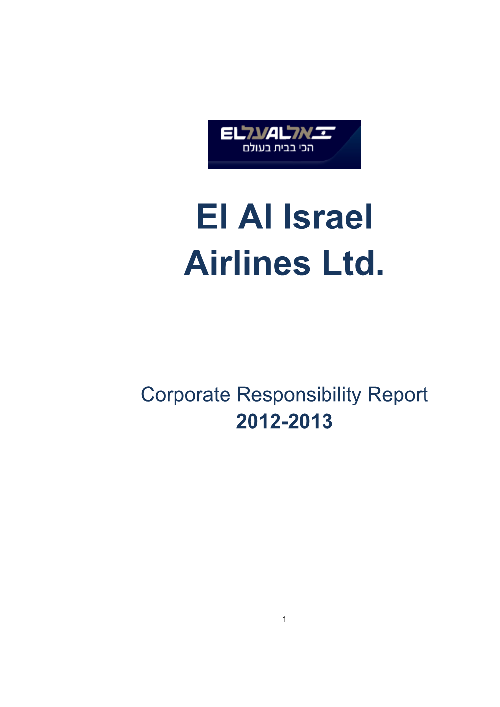 El Al Israel Airlines Ltd