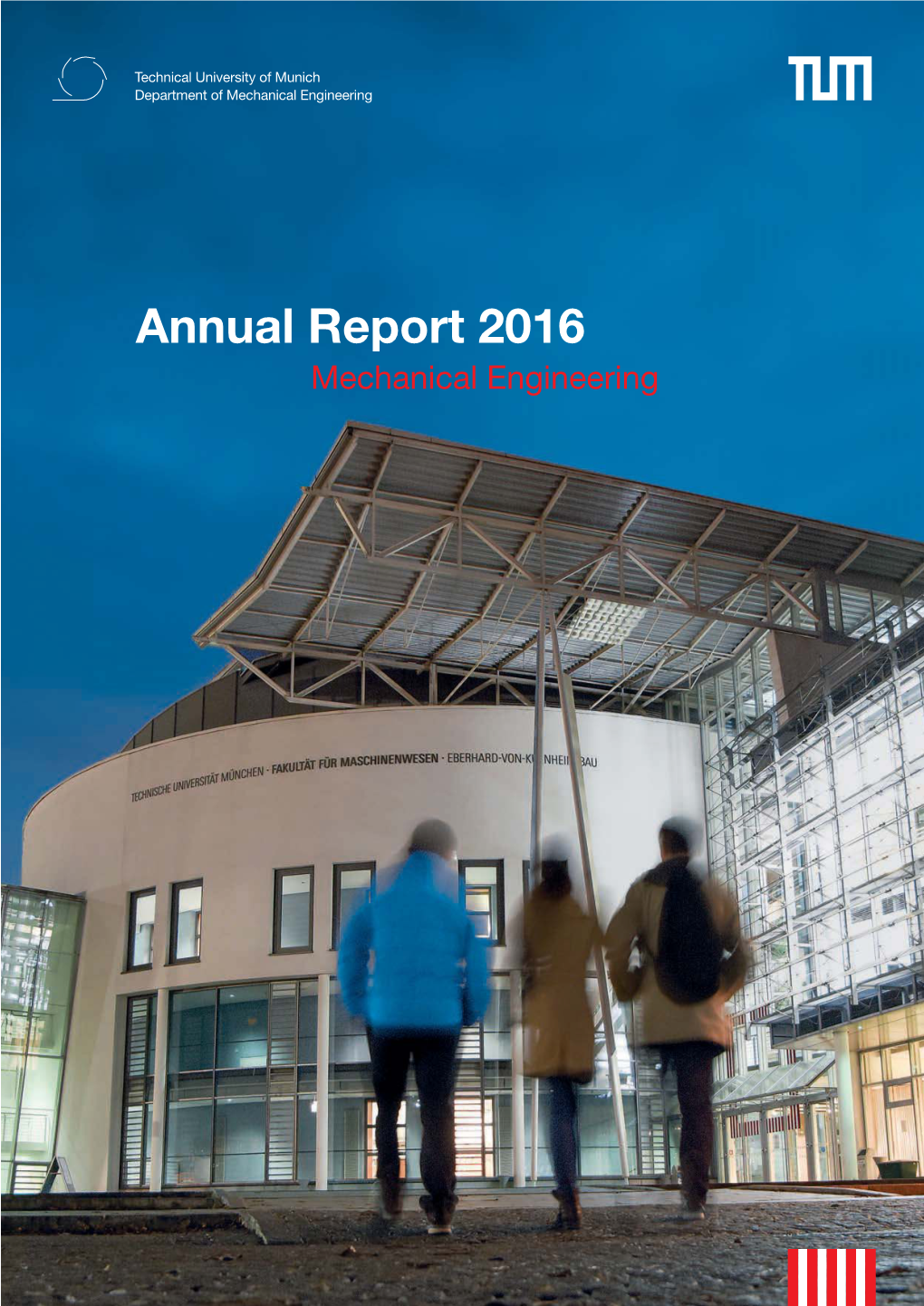 Annual Report 2016 Mechanical Engineering Imprint