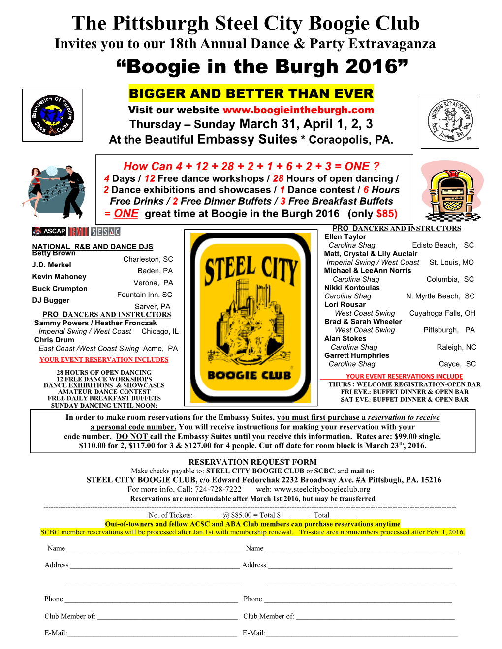 The Pittsburgh Steel City Boogie Club