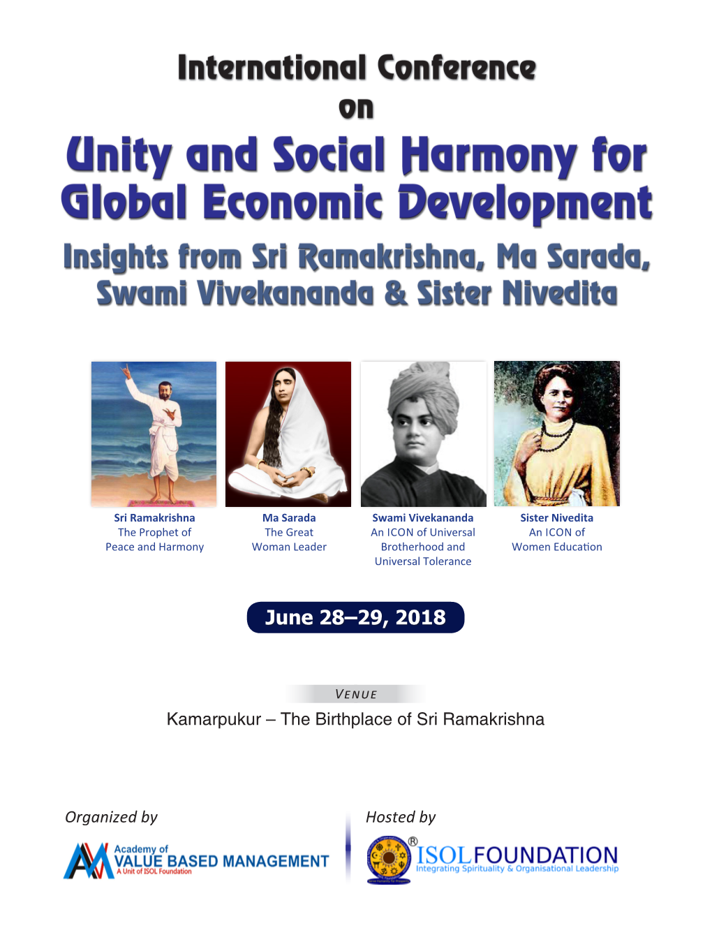 International Conference on Unity and Social Harmony for Global