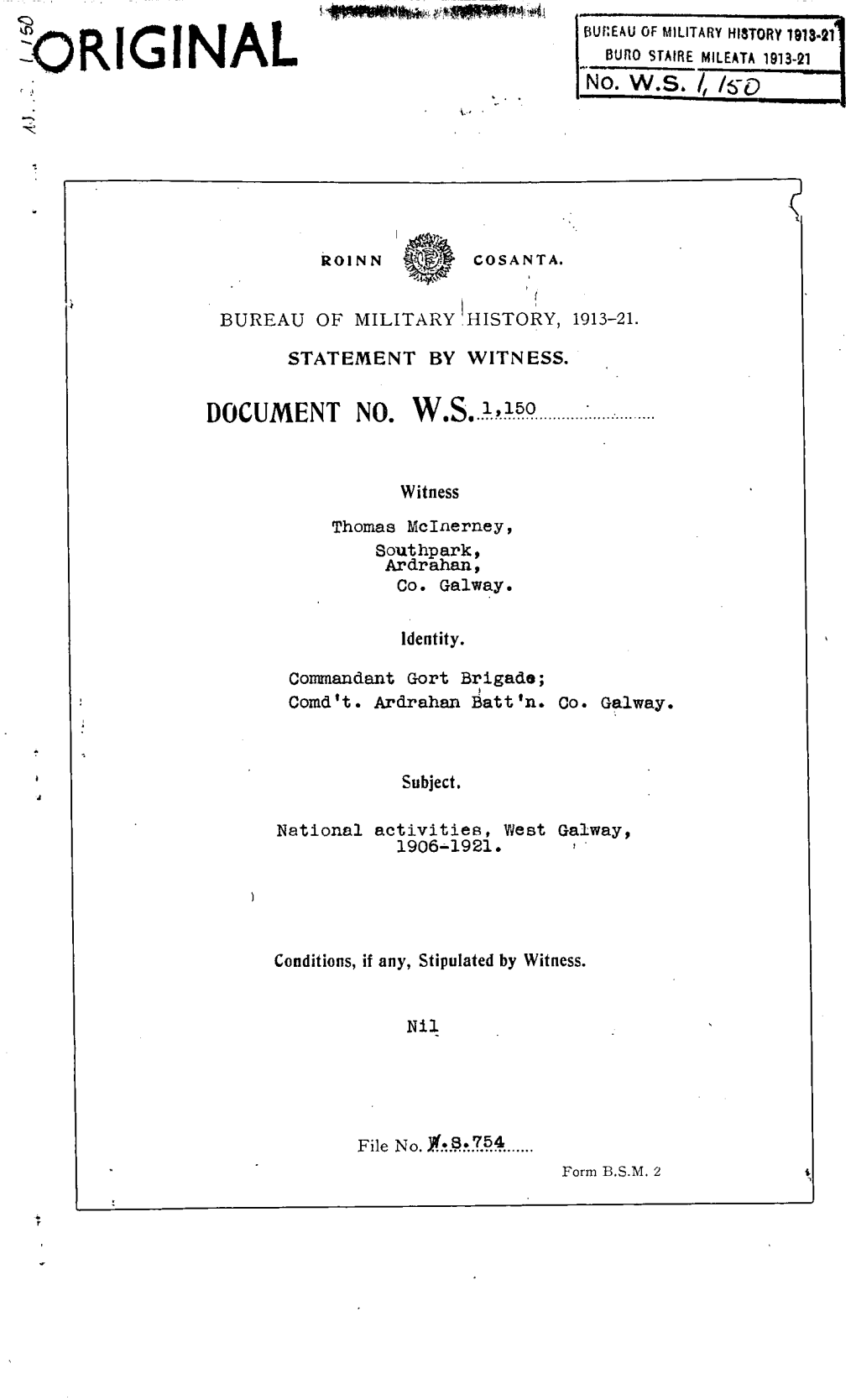 Original Bureauof Militaryhistory1913-21