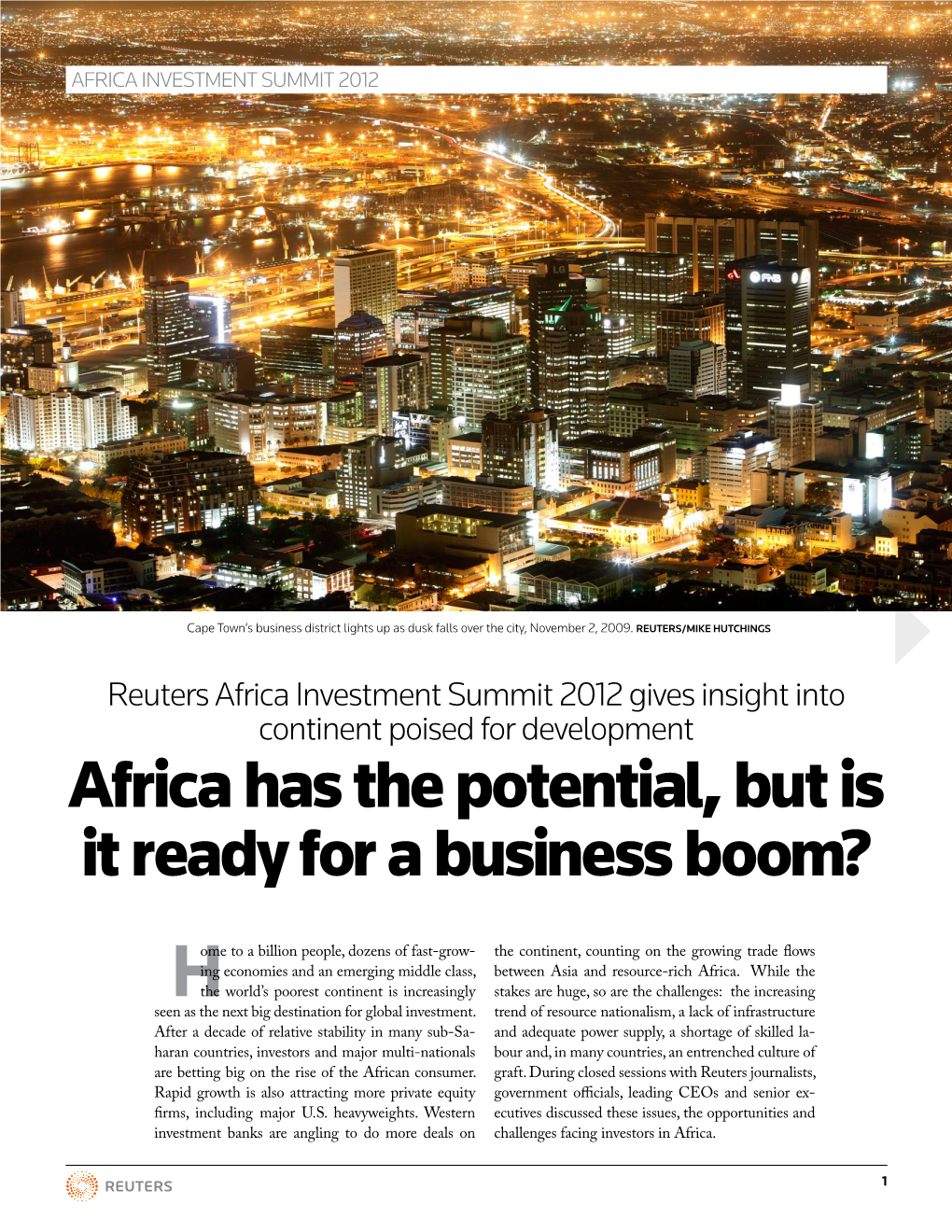 Africa Has the Potential, but Is It Ready for a Business Boom?