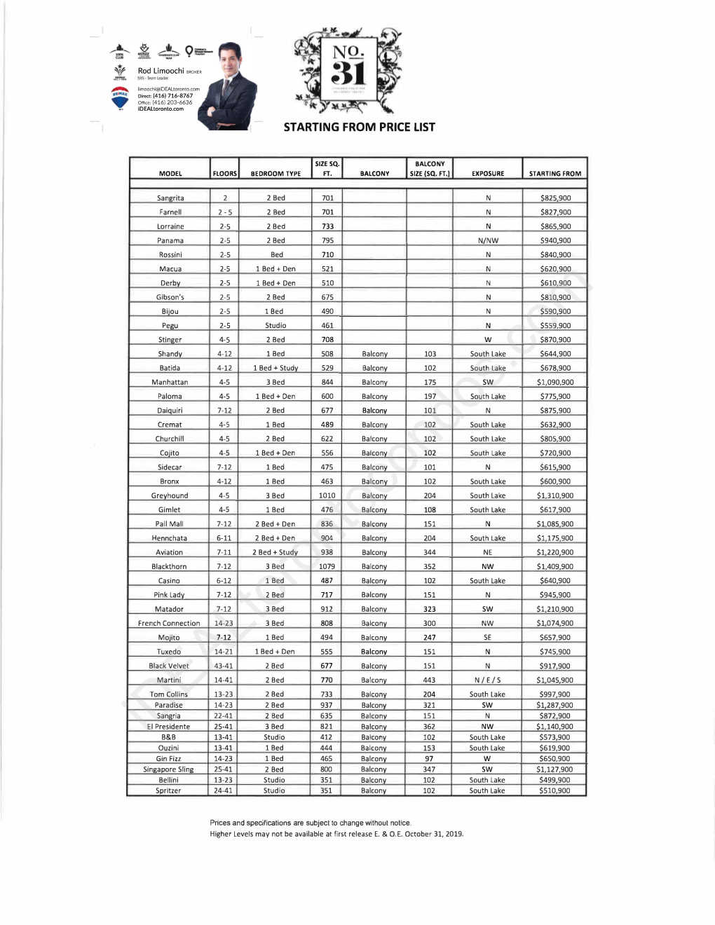 Download Price List & Wishlist Worksheet Here