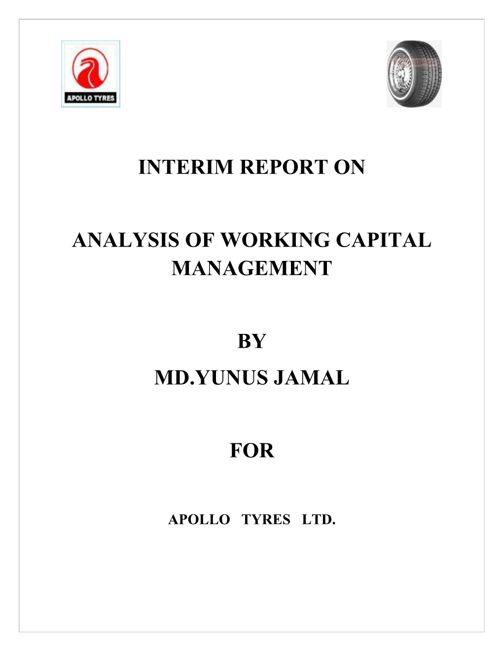 Analysis of Working Capital Management