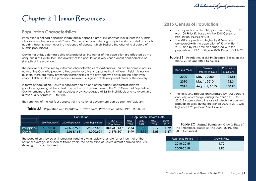 Chapter 2. Human Resources