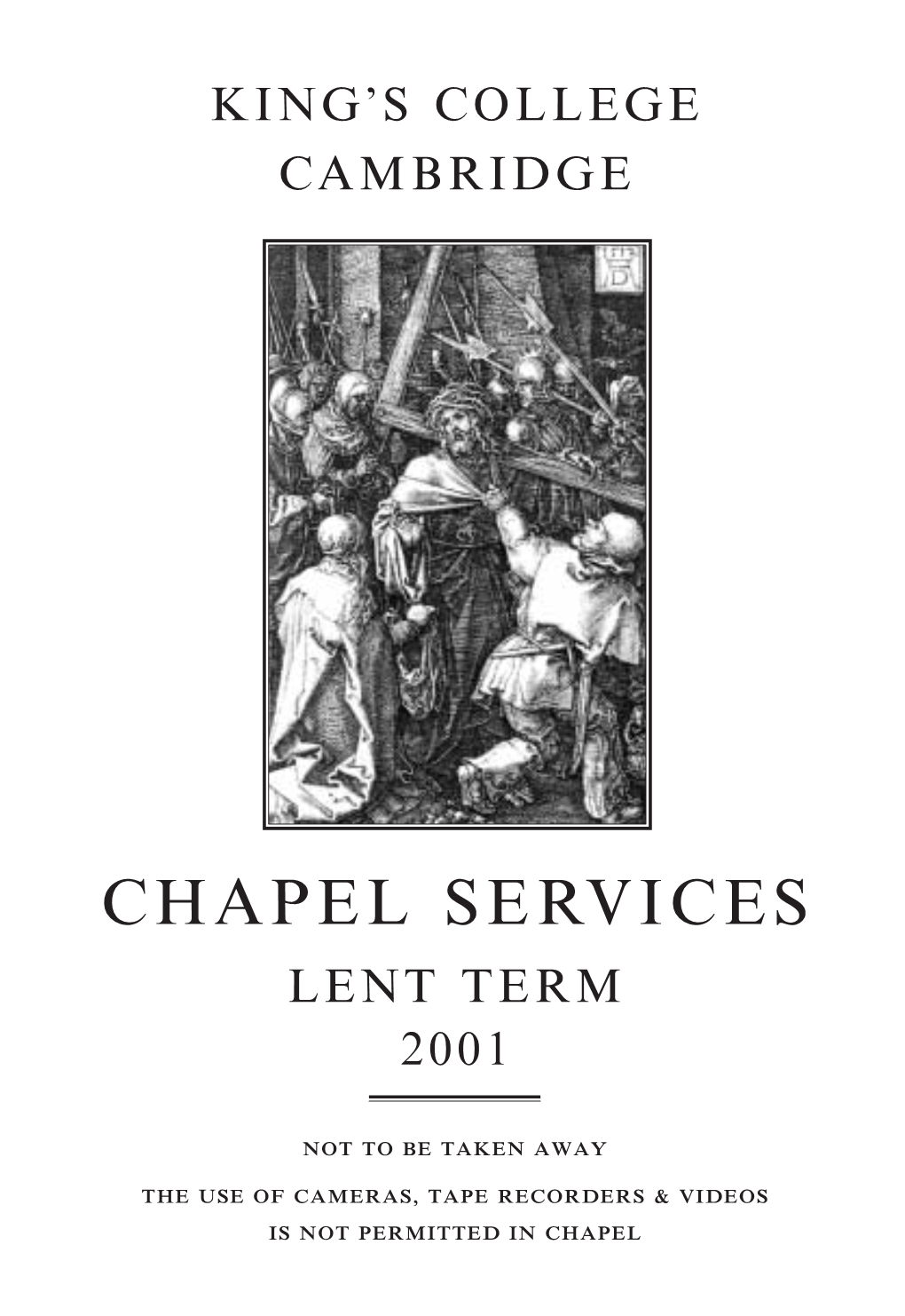 Lent Term 2001