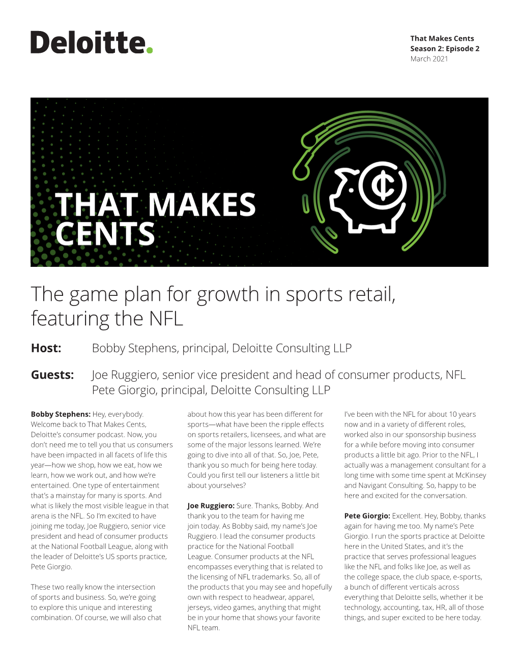 The Game Plan for Growth in Sports Retail, Featuring the NFL
