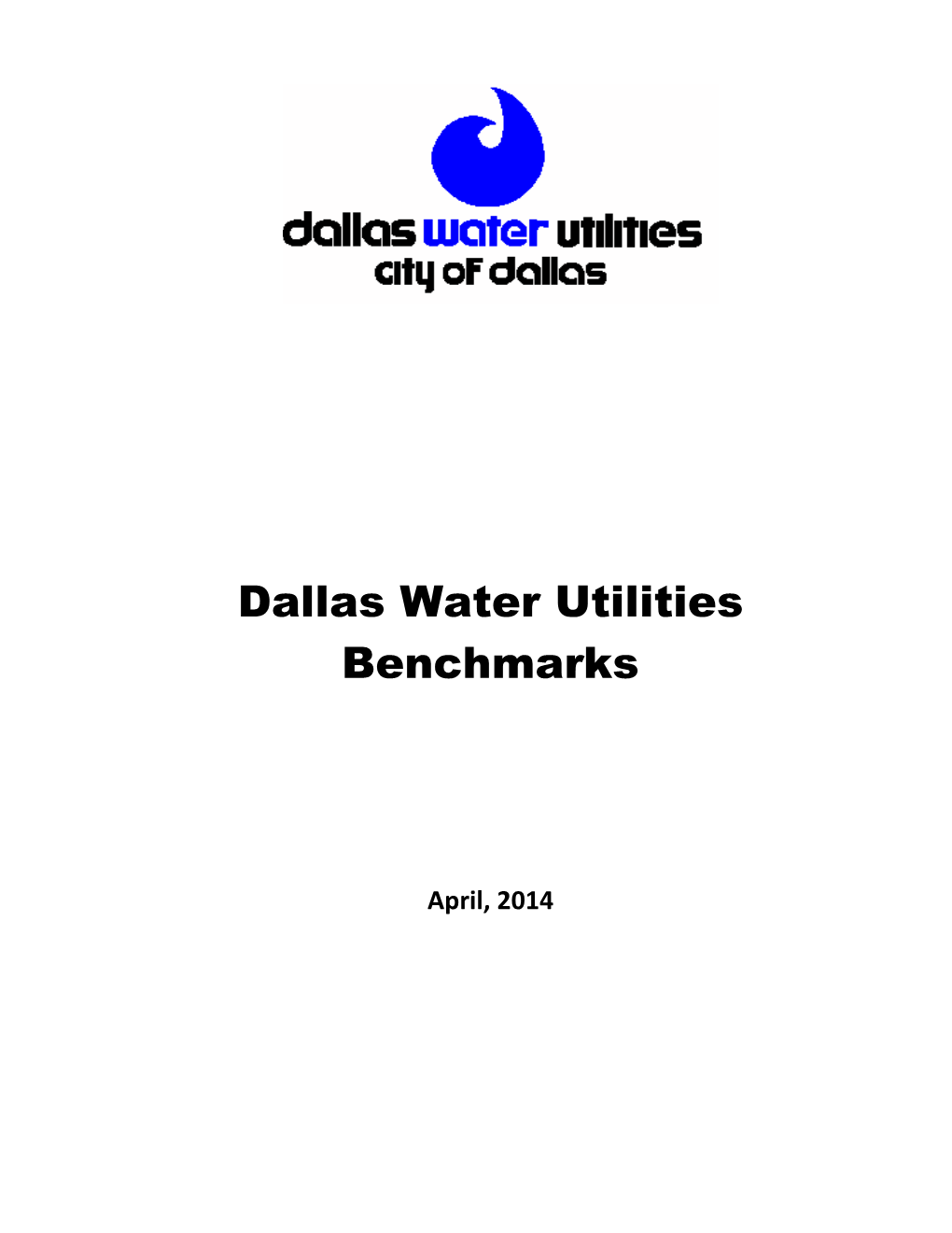 Dallas Water Utilities Benchmarks