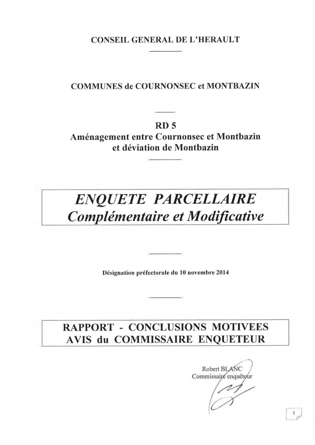 2-Rapport Enquête RD 5 Cournonsec-Montbazin.Pdf