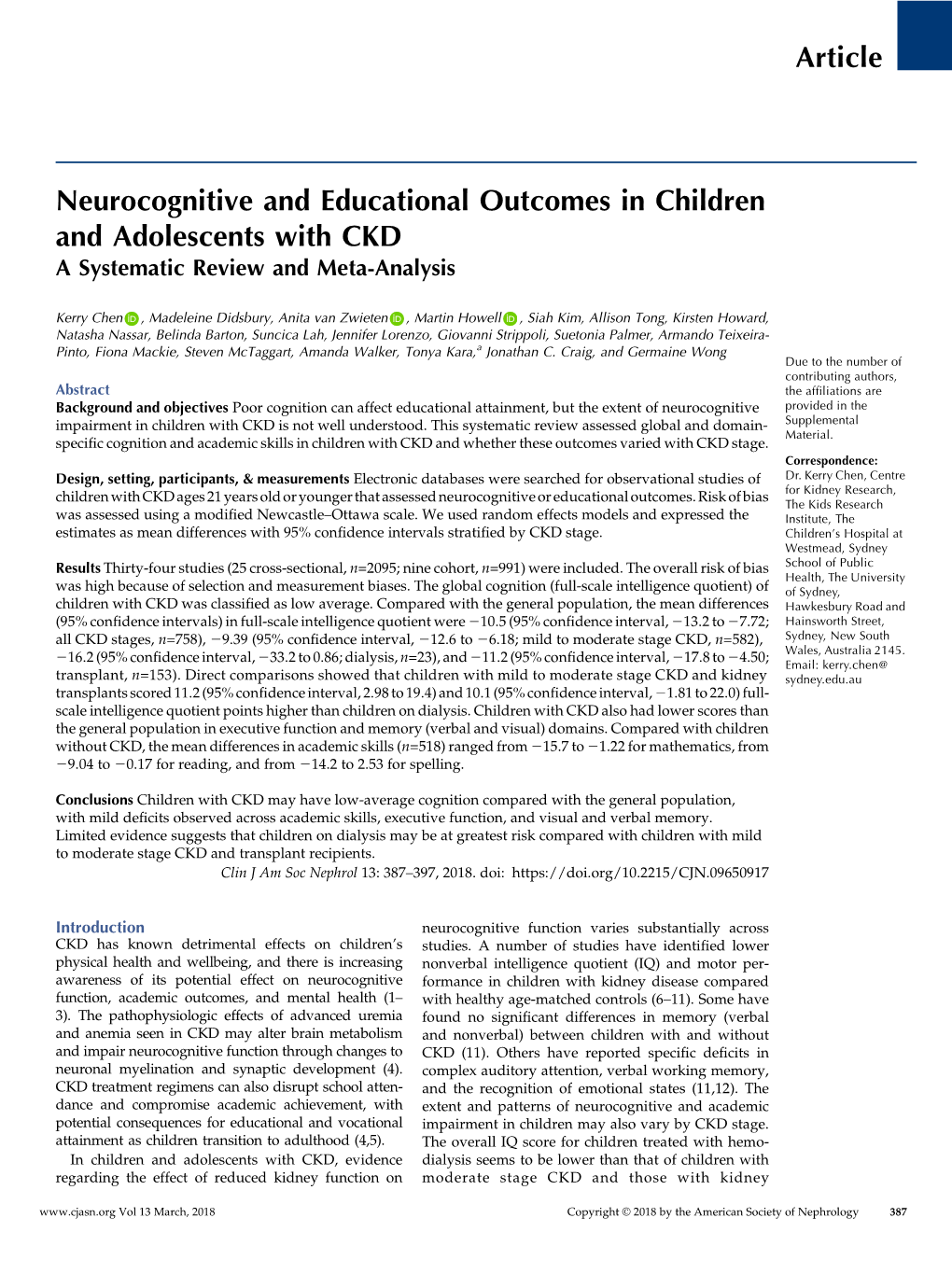 View and Meta-Analysis