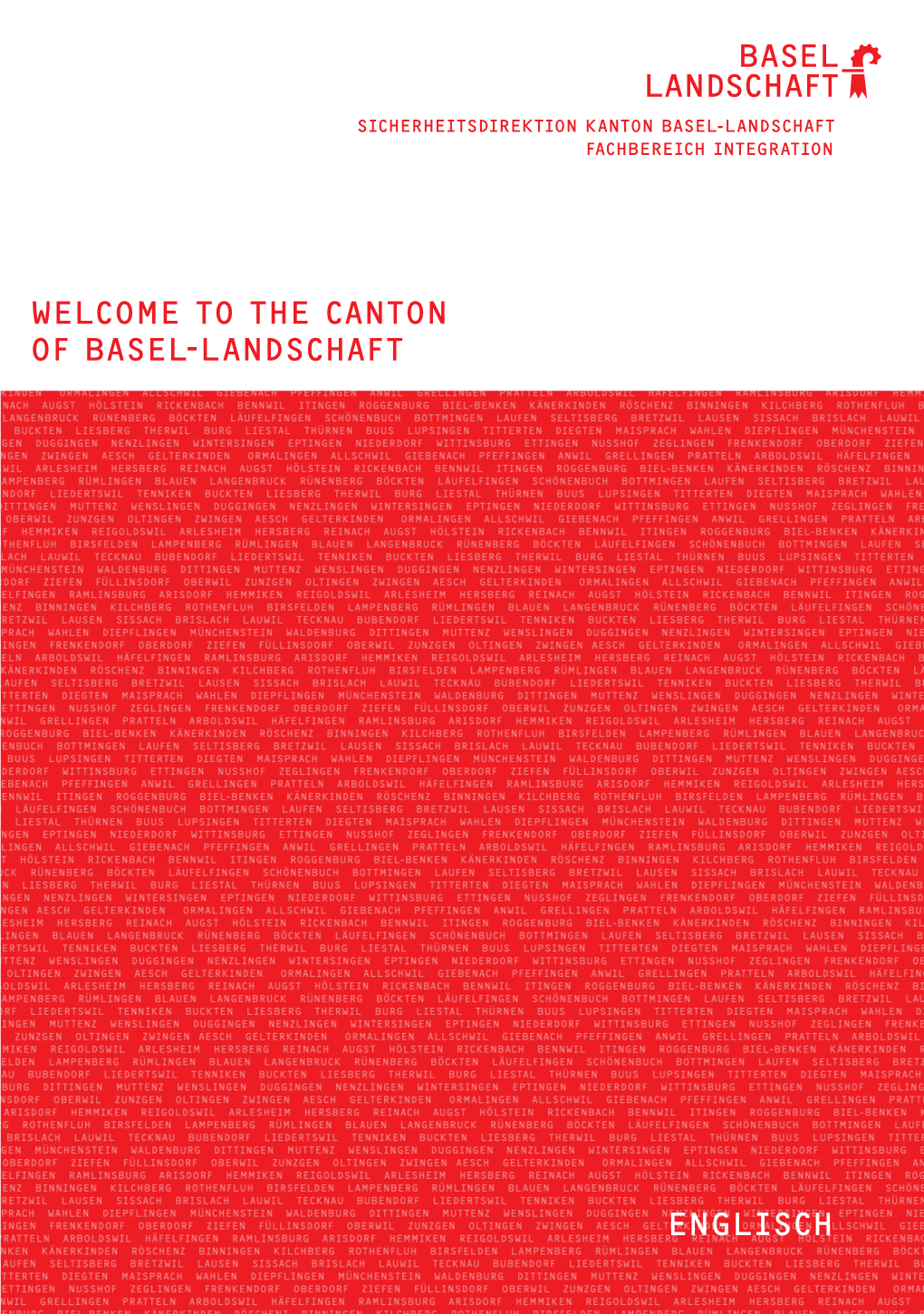 Englisch Welcome to the Canton of Basel-Landschaft