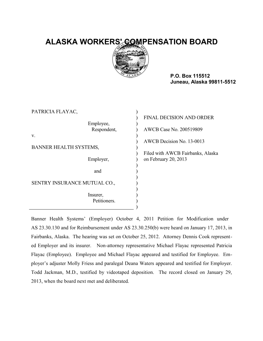 Alaska Workers' Compensation Board s58