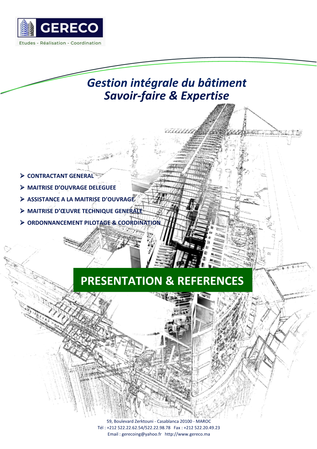 PRESENTATION & REFERENCES Gestion Intégrale Du Bâtiment