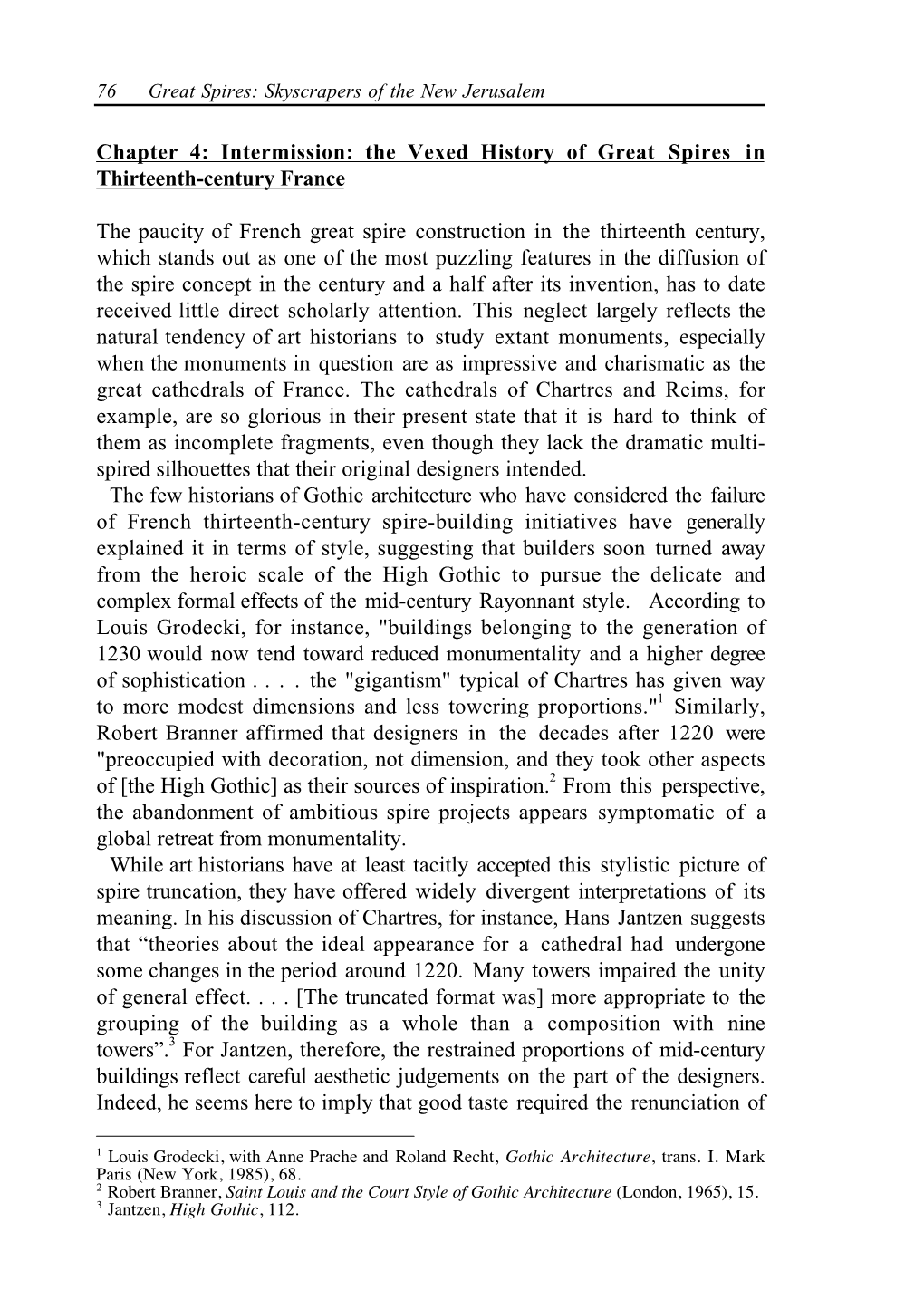 Chapter 4: Intermission: the Vexed History of Great Spires in Thirteenth-Century France