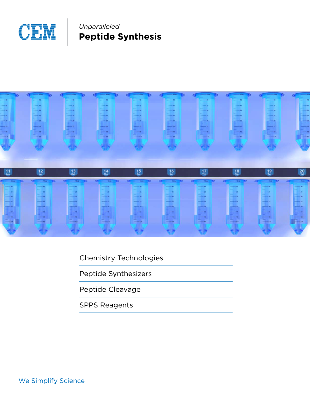 Unparalleled Peptide Synthesis Brochure