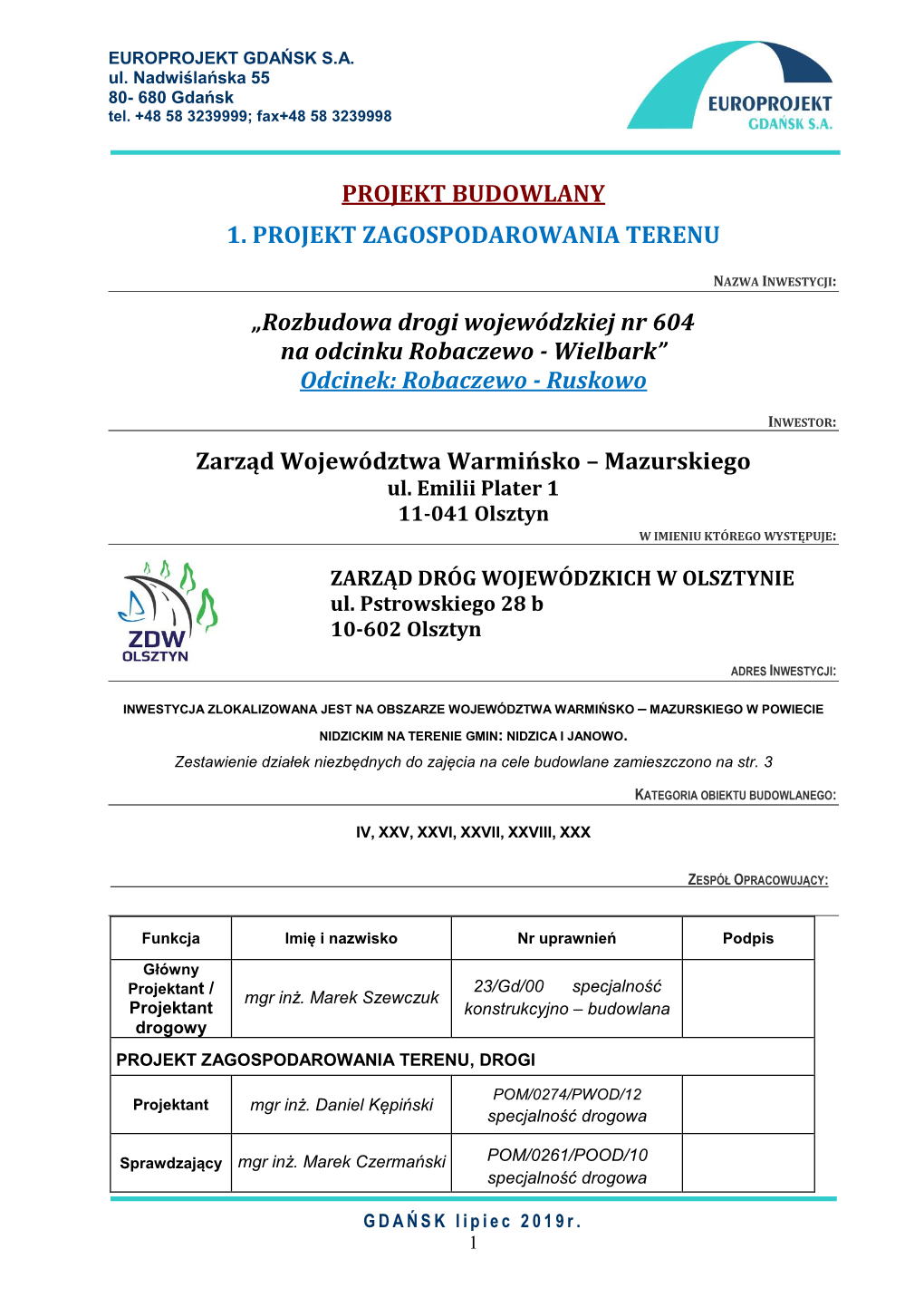 W Nawiązaniu Do Spotkania W Dniu 16-01,2002R Przesyłamy