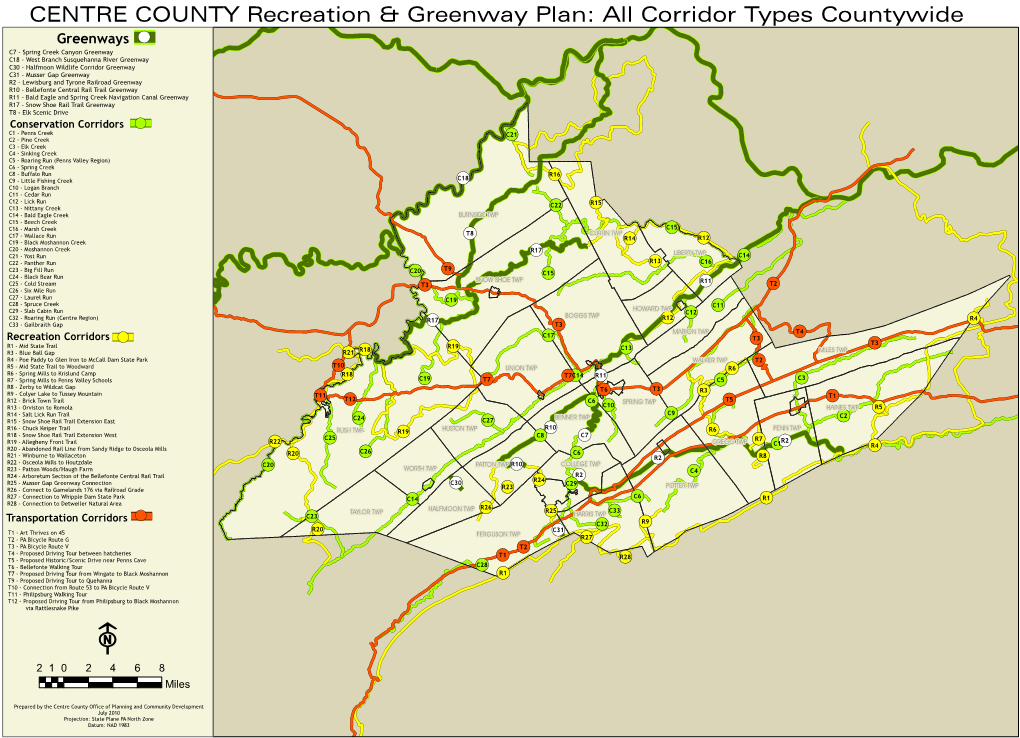 County Corridors (PDF)