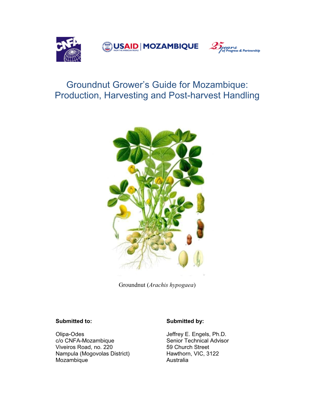 Groundnut Grower's Guide for Mozambique: Production