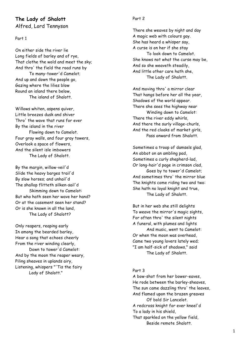 The-Lady-Of-Shalott-Poem-2.Pdf