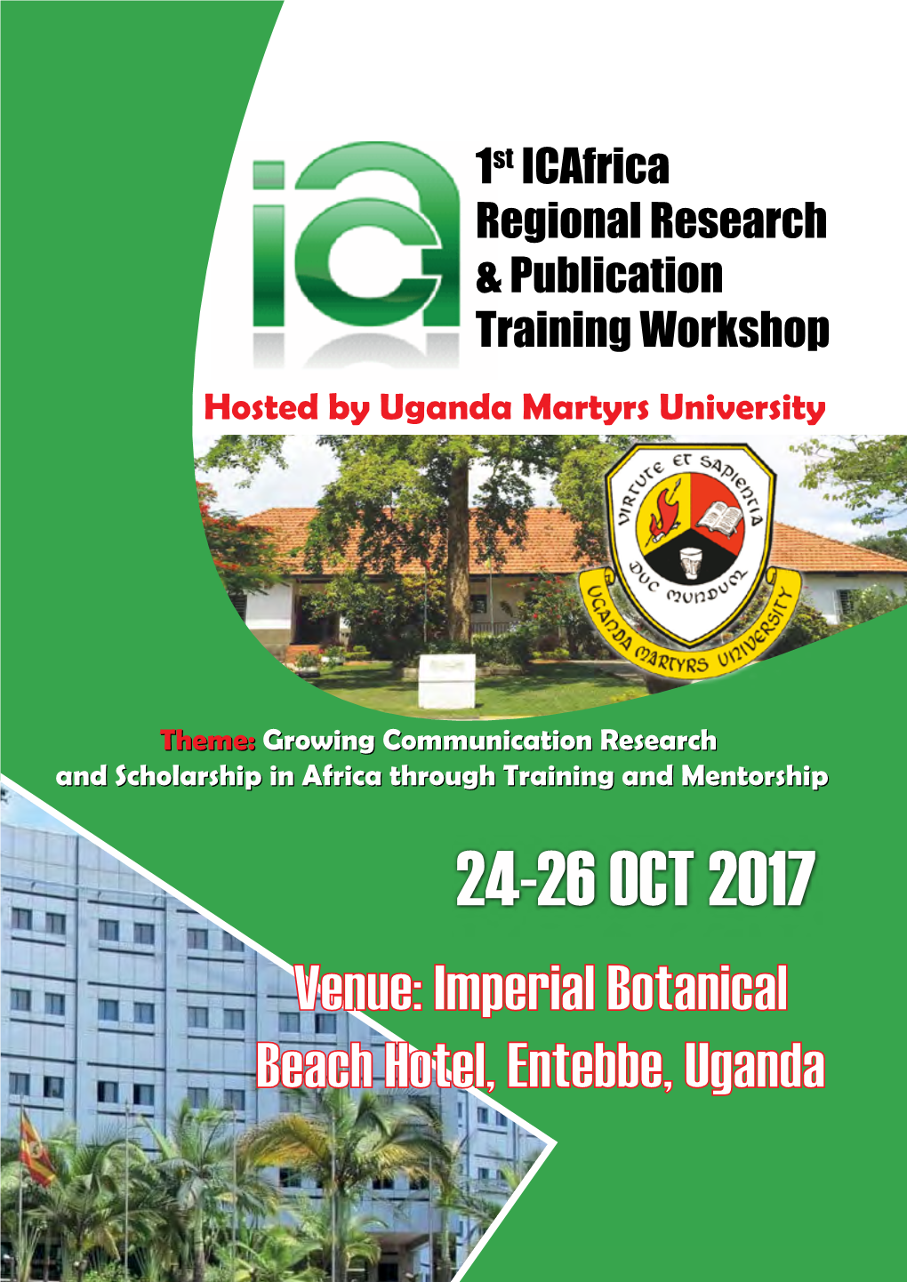 1St Icafrica Regional Research & Publication Training Workshop