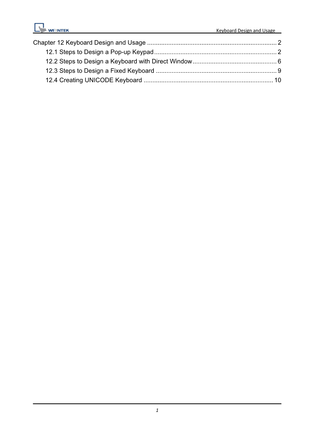 Chapter 12 Designing and Using Keypad