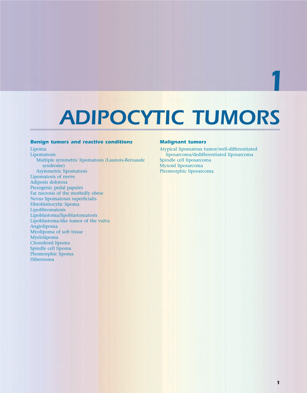 Adipocytic Tumors