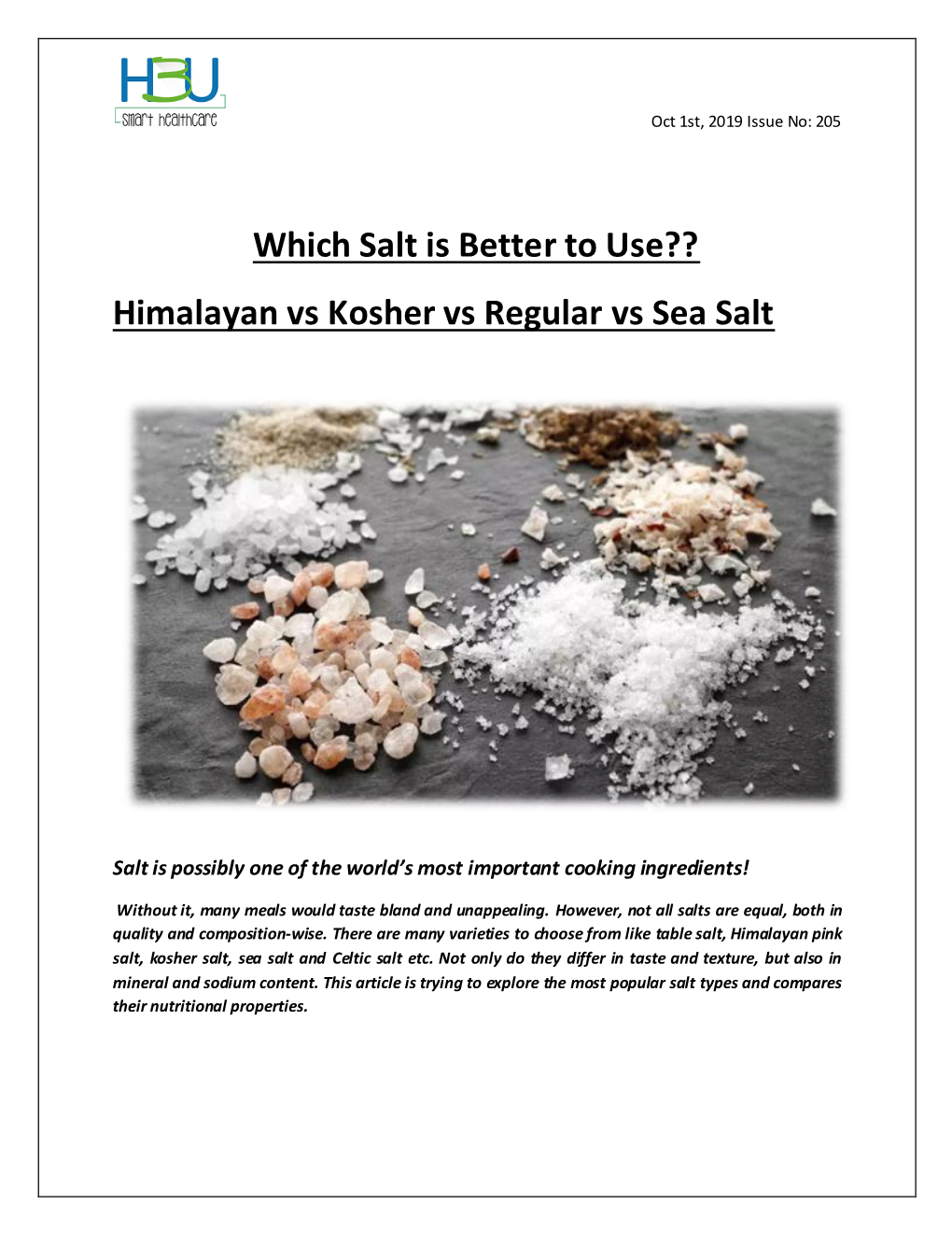 Himalayan Vs Kosher Vs Regular Vs Sea Salt