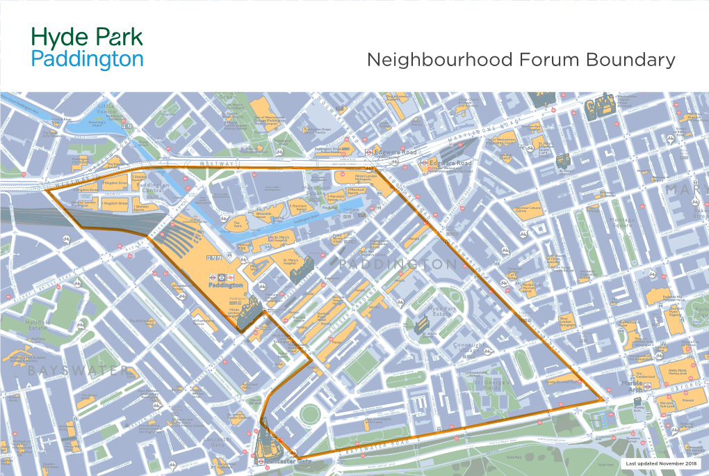 Hydepark Paddington Boundary Map A3 Nov 2018