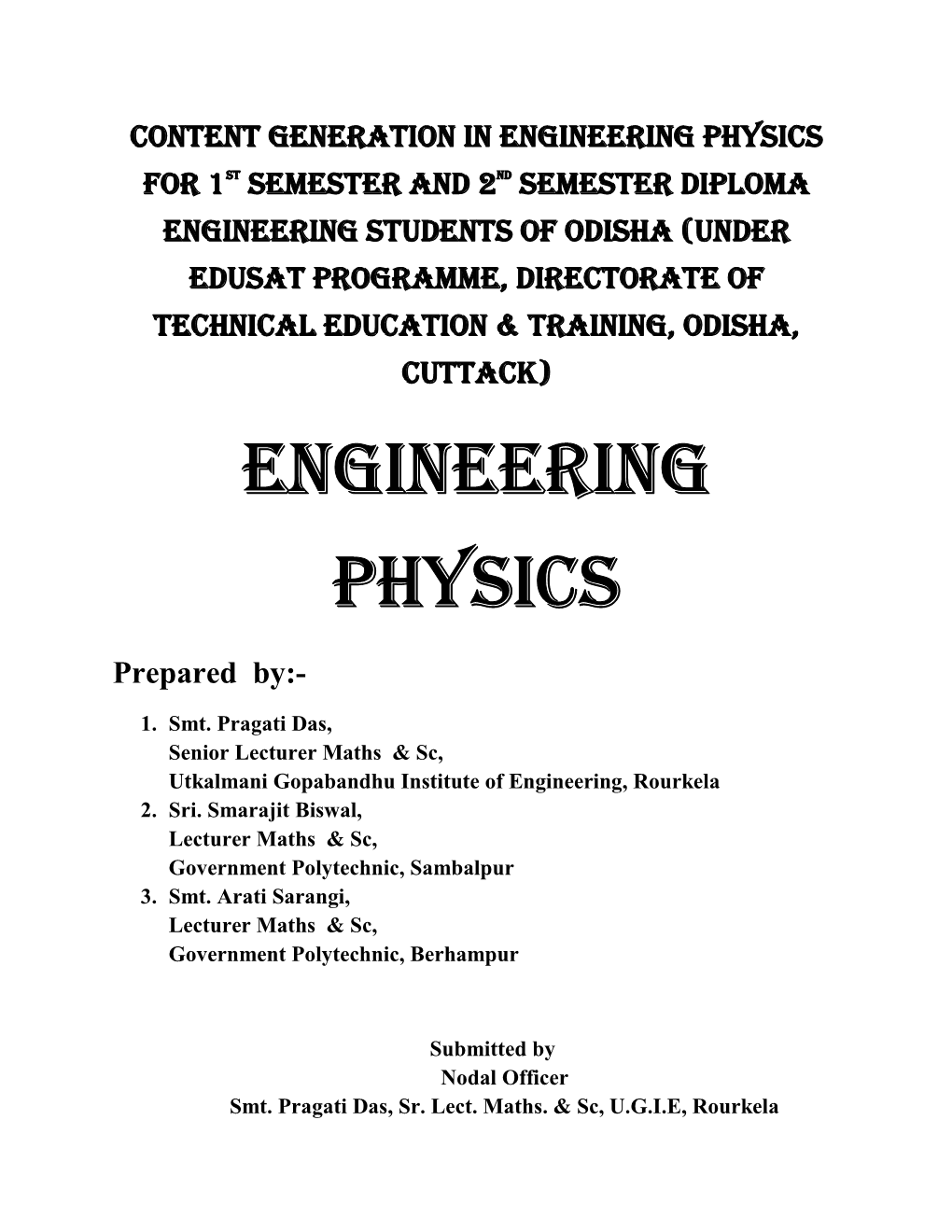 Engineering Physics