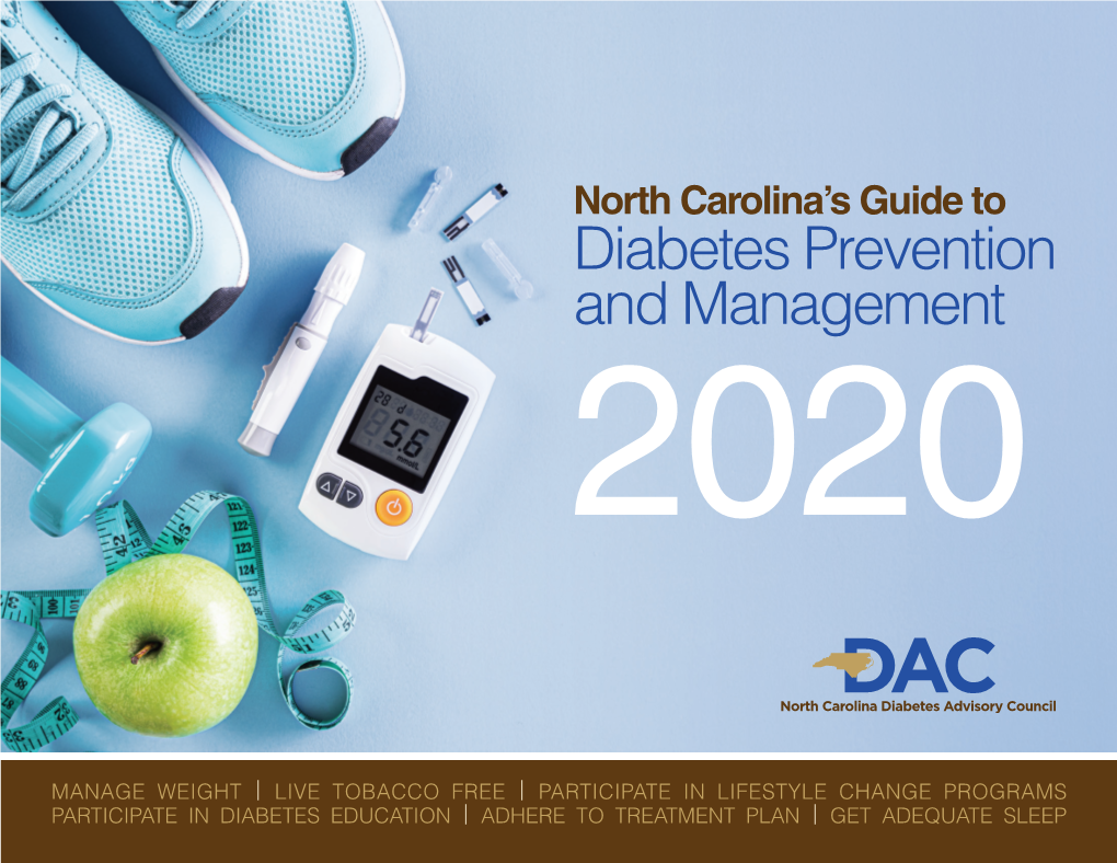 North Carolina's Guide to Diabetes Prevention and Management 2020