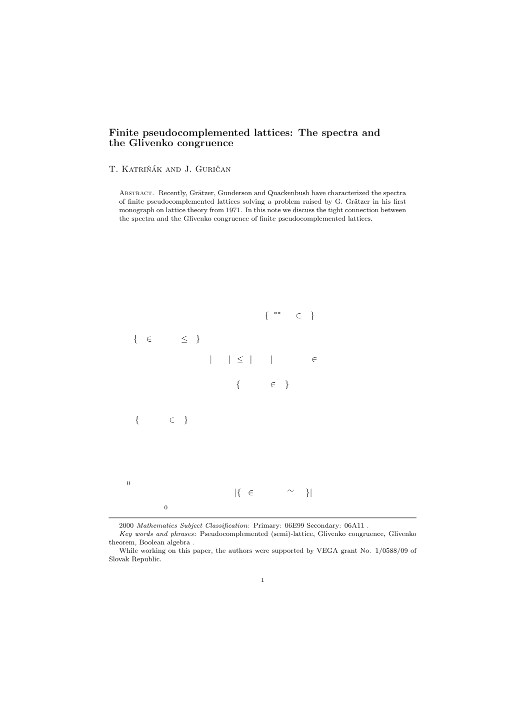 Finite Pseudocomplemented Lattices: the Spectra and the Glivenko Congruence