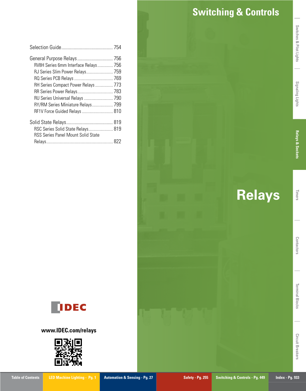 IDEC Relay and Socket Catalog