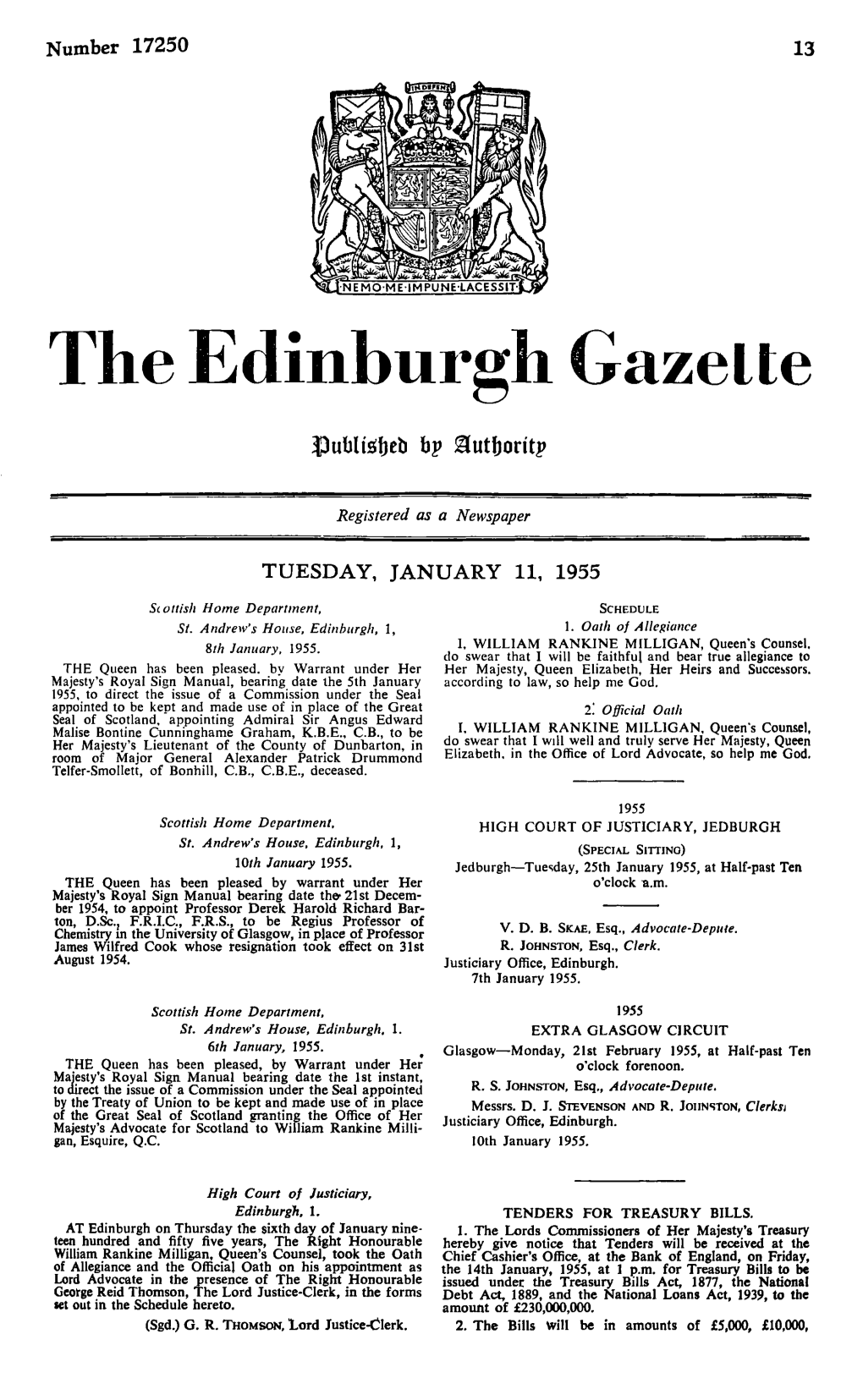 The Edinburgh Gazelle