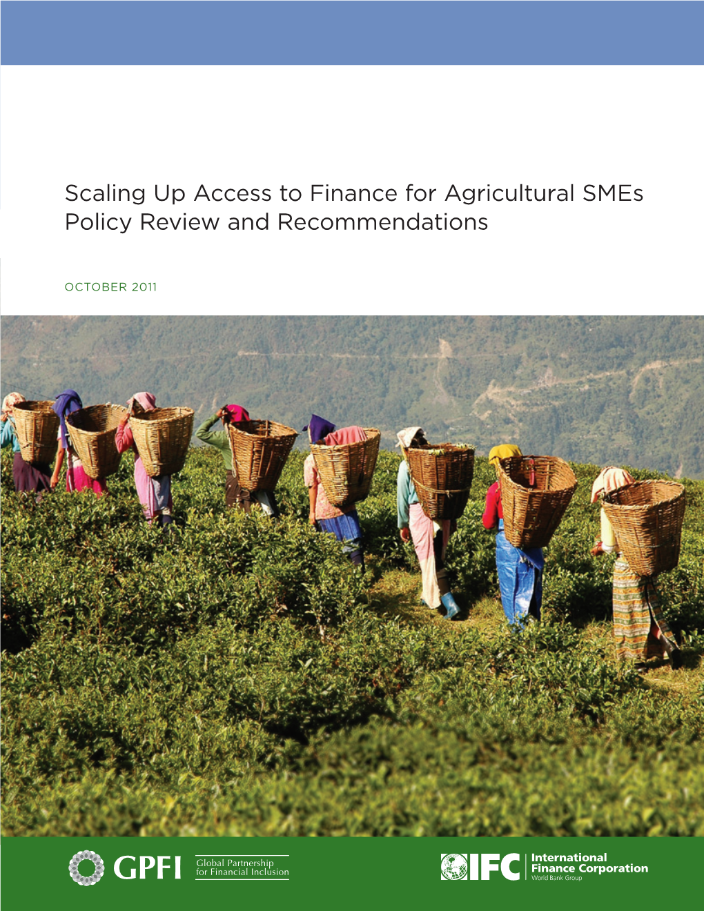 Scaling up Access to Finance for Agricultural Smes Policy Review and Recommendations