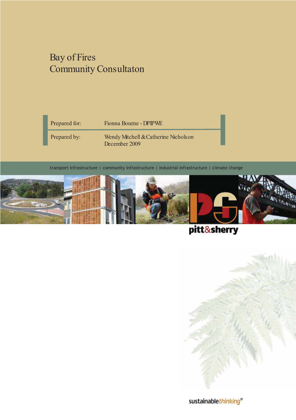 Bay of Fires Community Consultaton 