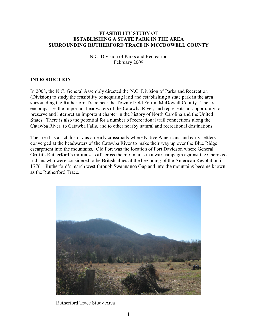 Rutherford Trace Feasibility Report 3